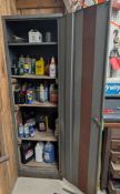 1-Door Steel Cabinet w/ Contents