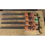 (4) 2' Jorgensen Bar Clamps