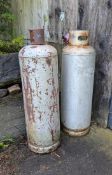 (2) 100# LP Gas Tanks