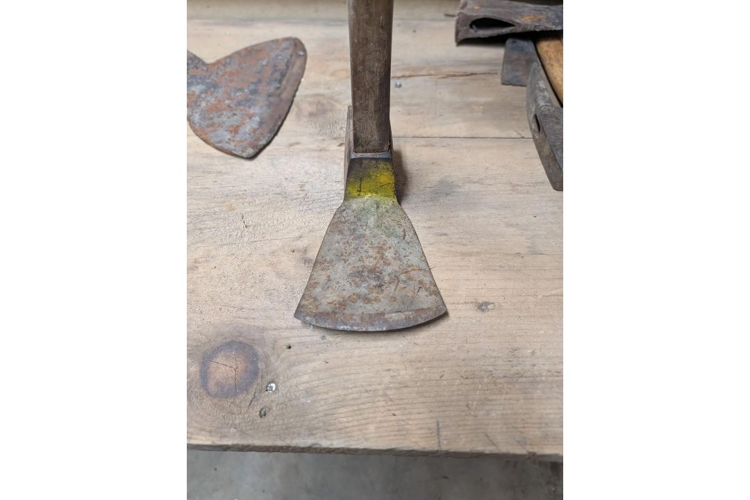Vintage Hewing Adz, Axe, and Others - Image 3 of 8