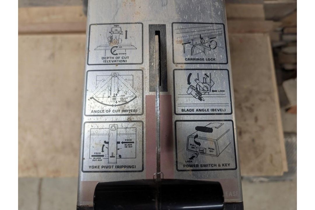 Craftsman 10" Radial Arm Saw - Image 6 of 11