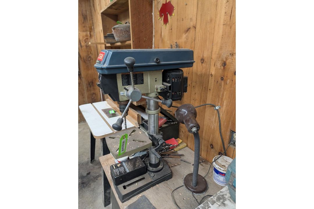 Ryobi 10" Drill Press w/ Large Quantity of Drill Bits - Image 3 of 14