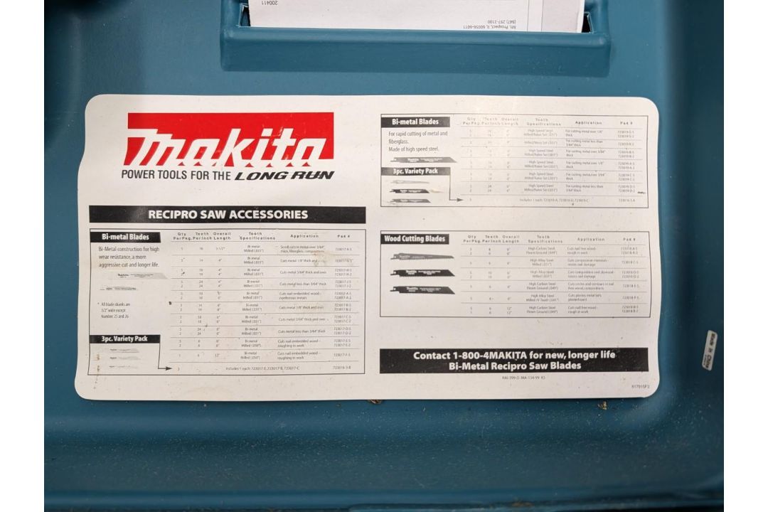 Makita Corded Reciprocating Saw - Image 3 of 6