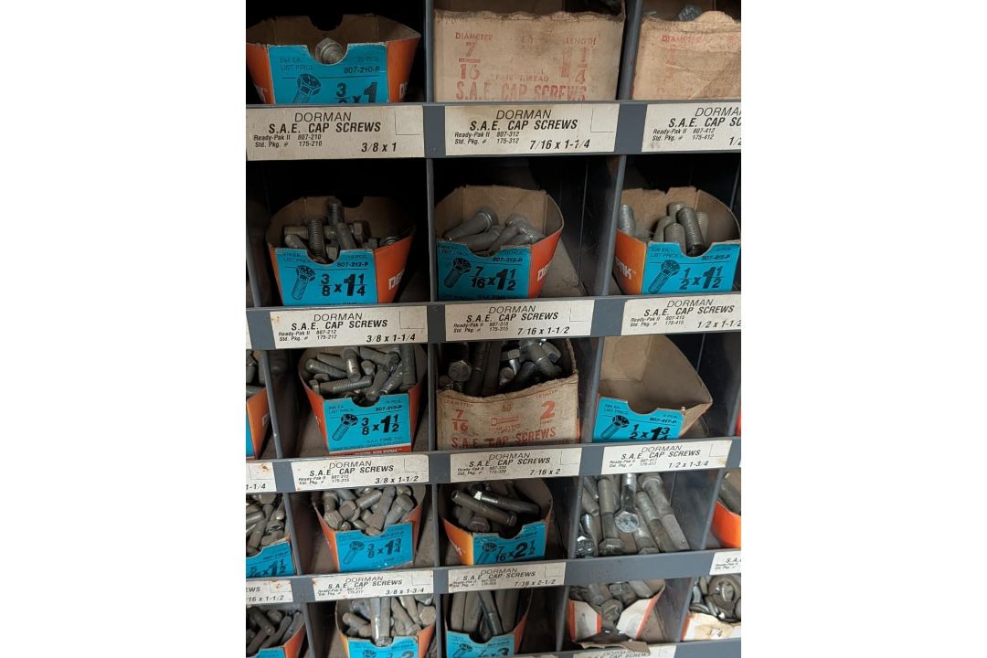(2) 72 Compartment Wall Mount Fastener Bins w/ Contents - Image 14 of 16