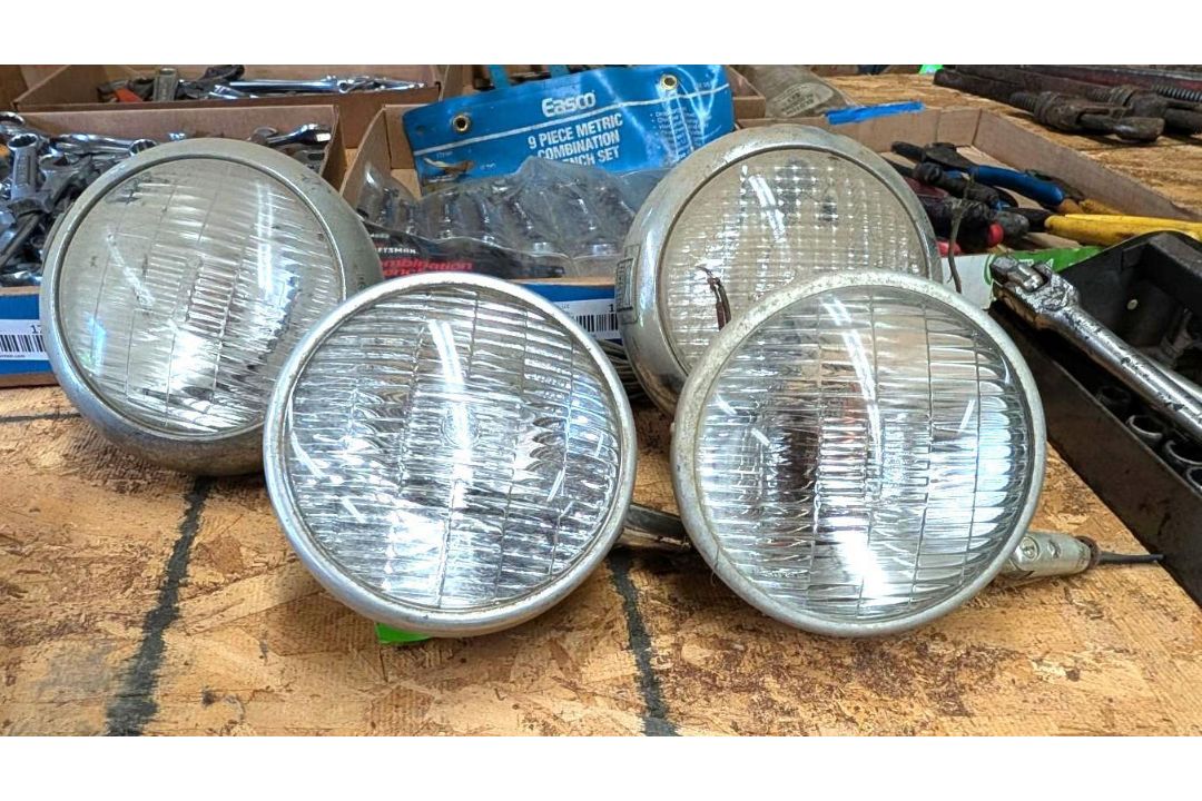 (4) Vintage Automotive Spotlights - Image 1 of 7