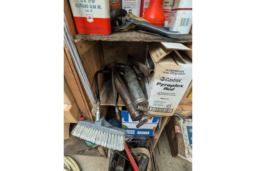 Contents of Wood Shelf - Image 1 of 3