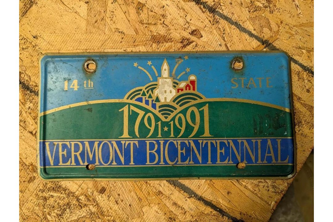 (4) Vintage VT Plates - Image 8 of 9
