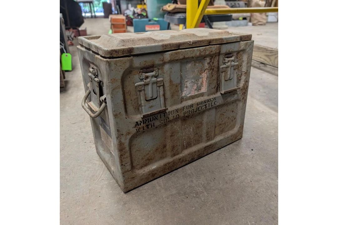 (7) Steel Military Ammo Boxes - Image 1 of 10