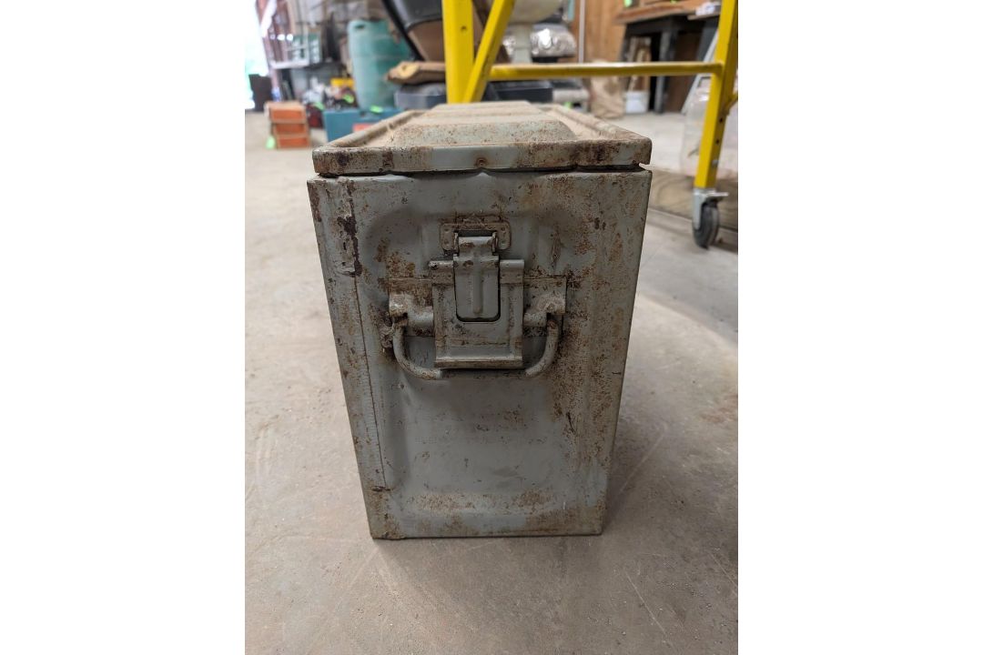 (7) Steel Military Ammo Boxes - Image 4 of 10