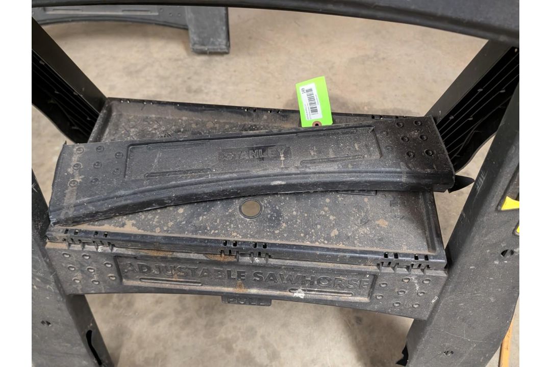 (2) Poly Folding Sawhorses - Image 8 of 8