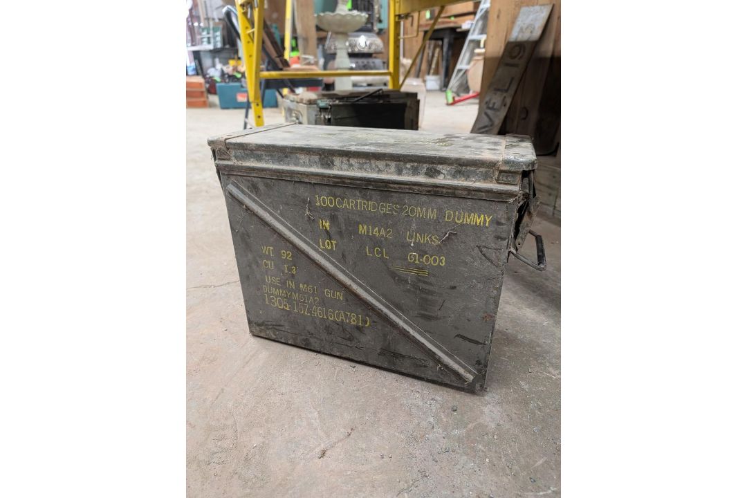 (7) Steel Military Ammo Boxes - Image 7 of 10