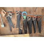 (20+/-) Vintage Carpenter's Hand Saws and Parts