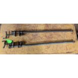 (2) 3' Pipe Clamps