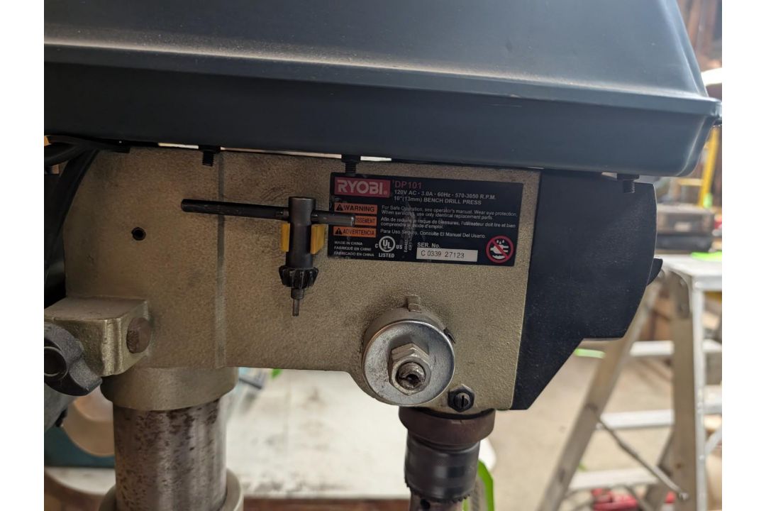 Ryobi 10" Drill Press w/ Large Quantity of Drill Bits - Image 10 of 14