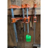 (4) Jorgensen Bar Clamps