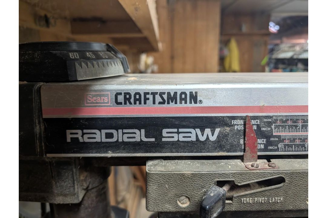 Craftsman 10" Radial Arm Saw - Image 5 of 11