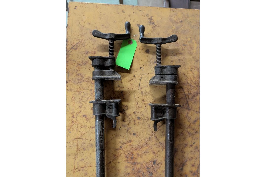 (2) 3' Pipe Clamps - Image 2 of 4