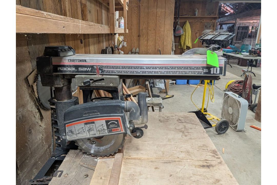 Craftsman 10" Radial Arm Saw - Image 3 of 11