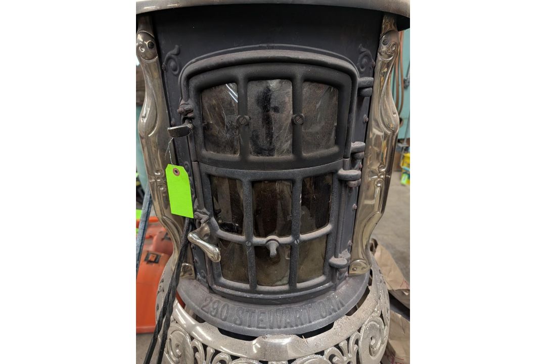 Stewart 290 Oak Vintage Wood and Coal Stove - Image 5 of 13