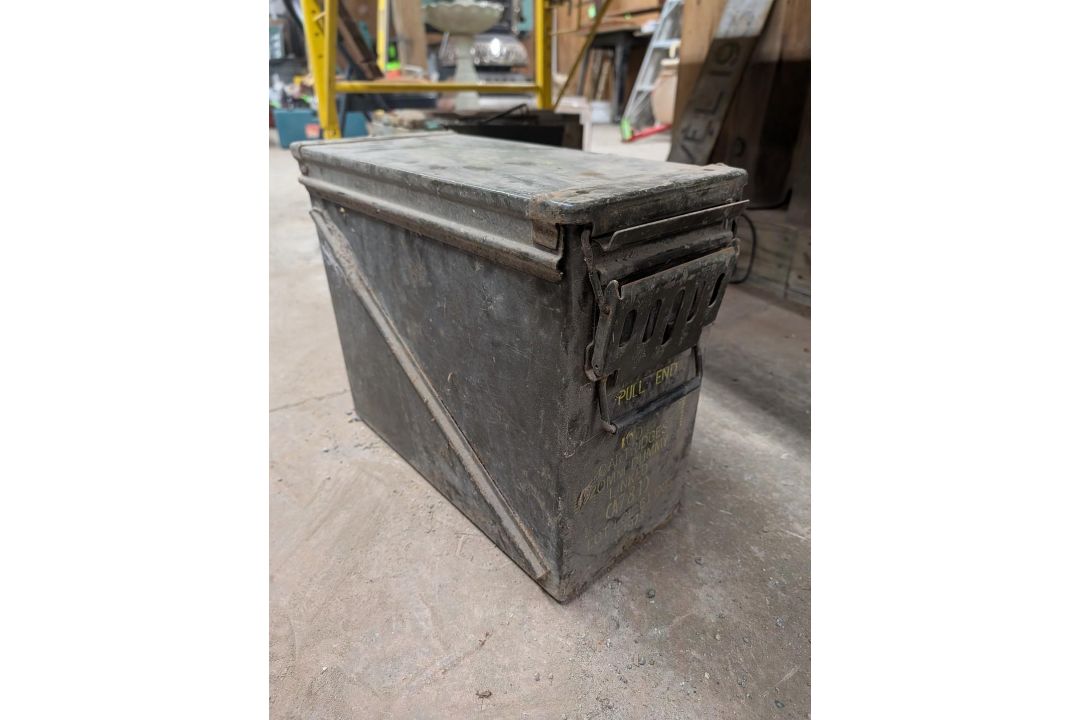 (7) Steel Military Ammo Boxes - Image 9 of 10