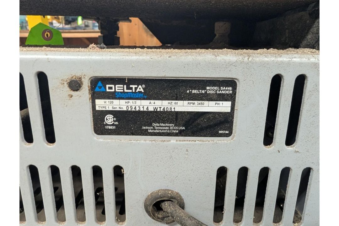 Delta Shopmaster Combination Disc/Belt Sander - Image 6 of 9