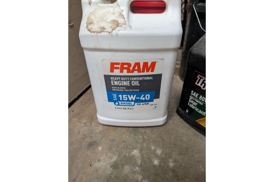 5 Gallon Pail Hand Pump w/ 3 Pails of Assorted Lubricants - Image 3 of 7