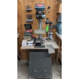 Ryobi 10" Drill Press w/ Large Quantity of Drill Bits