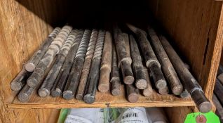 (22 +/-) Asst. Masonry Drill Bits & Cold Chisels