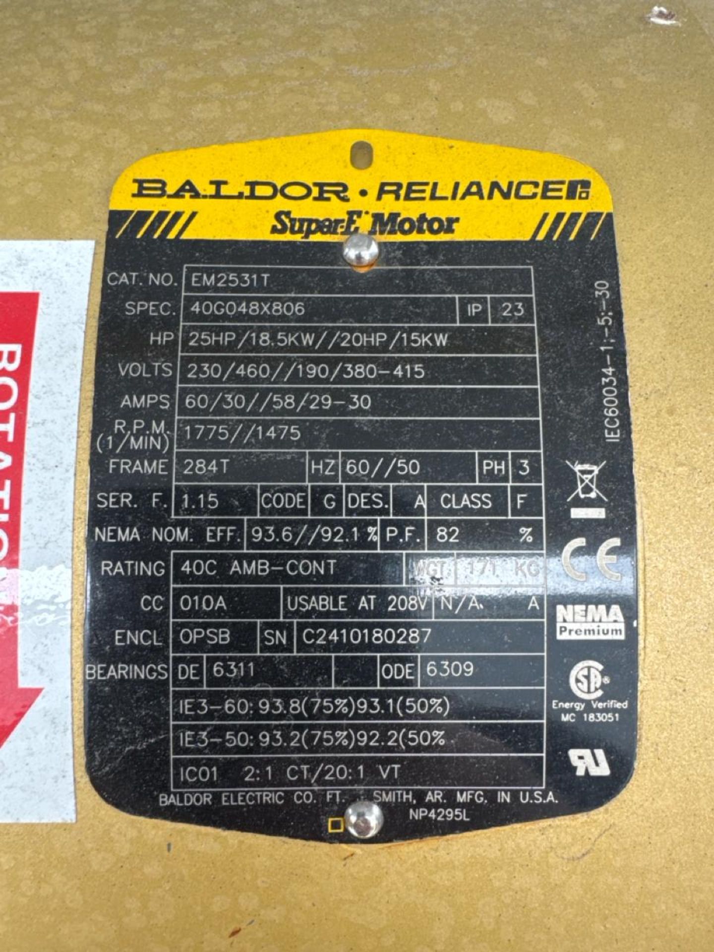 2025 Quincy 15 HP Reciprocating Piston Air Compressor, M/N- BM5120DT, S ...