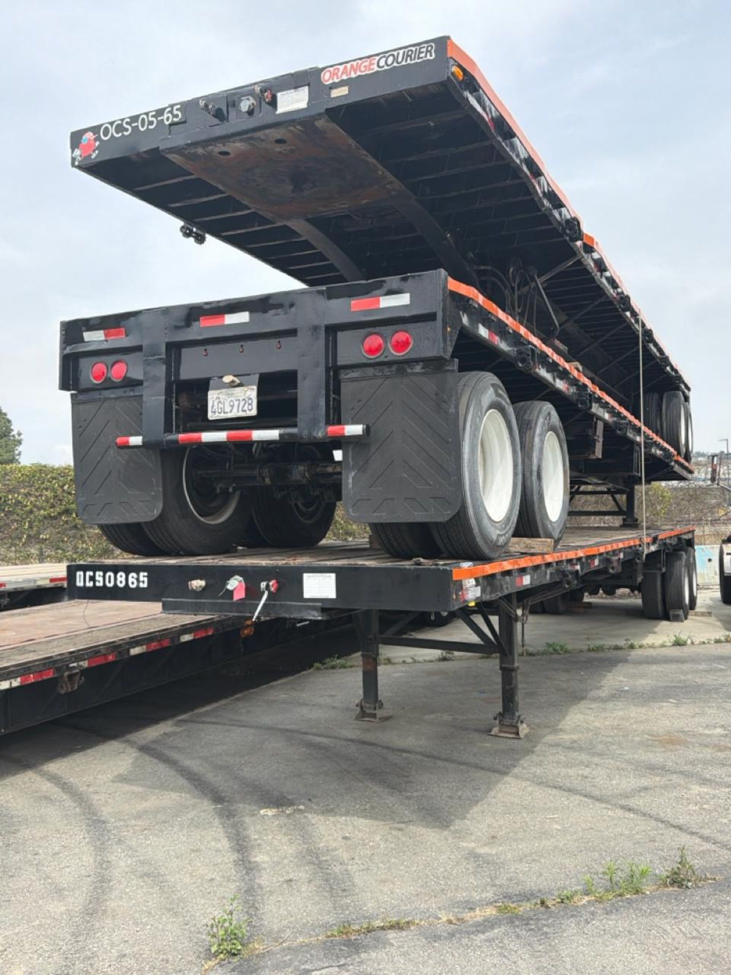(3) Transcraft 48' Flatbed Trailers - Image 9 of 9