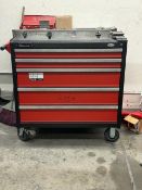 Rolling Steel Cabinet w/ Amada Press Brake Tooling Set