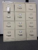 HON 4-Drawer Vertical Filing Cabinet