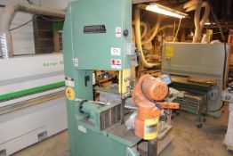 GENERAL VERTICAL BANDSAW 90-600111, 230V, 1PH, 5HP W GENERAL 20-99M1 FEEDWORKS