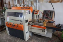 WEINIG Q23 QUATROMAT 4 HEAD MOULDER, 4" X 8", 1.5" SPINDLE, S/N 90598, 460V, 60HZ, C/W (4) HEADS, W/