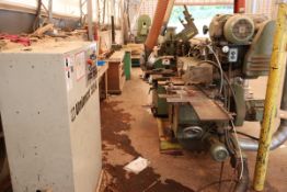 WEINIG UNITMAT H22AL 5 HEAD MOULDER, JOINTED, TILT FEED OPTION, S/N 222-A226, 440V, W/ BRAKE