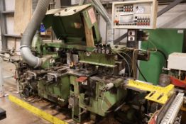 WEINIG H22AL S HEAD MOULDER, 1 13/16" SPINDLE, JOINTED, S/N 222-2068, 600V W/HYDRAULIC POWER UNIT