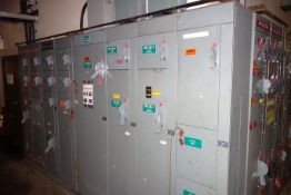 ALLEN BRADLEY BUL 2100 8 SECTION MCC W/ AB BUL2100, 1300AMP MAIN