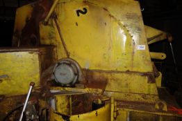 #2 CAE 300HP CHIPPER, 74", SIDE FEED BELT, BOTTOM DISCHARGE, 575V, 1180RPM, 584 FRAME