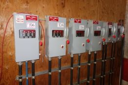 EATON PLANER HEAD DISCONNECTS, (4) 100AMP, (2) 60AMP