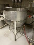 100 gallon stainless steel cooking kettle ~ Location: Orlando, FL, US ~ Rigging: $0.00 Rigging and