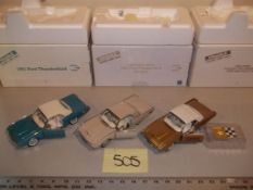 Danbury Mint Ford Thunderbirds