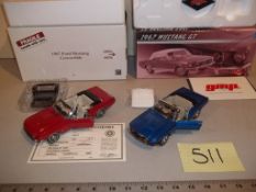 Danbury Mint Ford Mustangs