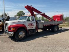 1995 Ford F650 Bucket/Crane Truck