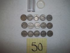 Lot of WWII Jefferson Nickels