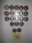 Silver Franklin Half Dollars