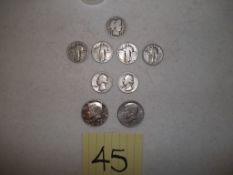 Mixed Lot - Halves & Quarters