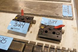Lot - (2) Amada Model 901000 Z1 Type Dual One-Touch Punch Holders