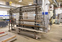 Lot - Tube Stock, Square Bar Stock and Solid Round Bar Stock with Rack
