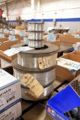 Lot - (6) Spools of Aluminum Mig Wire in (1) Stack, Including: (1) Spool of ER4043 0.035