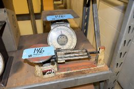 Ohaus 700/800 Series 2,610 Gram Capacity Triple Beam Scale with CCI 20-lb. Capacity Dial Scale